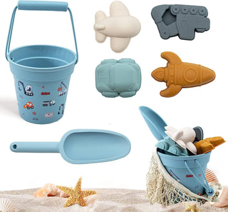 Silicone Beach Sand Mould Kit with Bucket for Kids (Limited Stock)