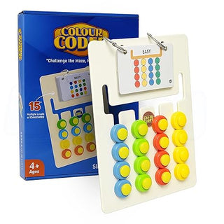 Colour Coder Matching Maze Puzzle Game for Kids | 15 Challenge Levels | Ages 4+ (Pack Of 5/10)