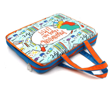 Creative Carriers: Super A3 Size Drawing/Activity Bags with Multiple Pockets for Kids and Teenagers (Imagination Has No Limit)