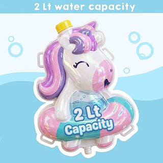 Cute Unicorn Backpack Water Gun