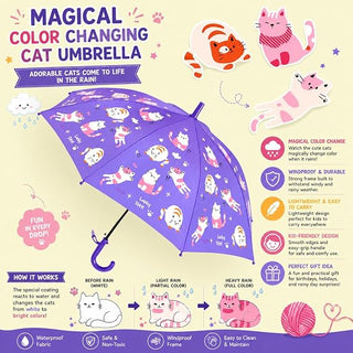 Magic Color Changing Kids' Umbrella | Fun Prints for Boys & Girls