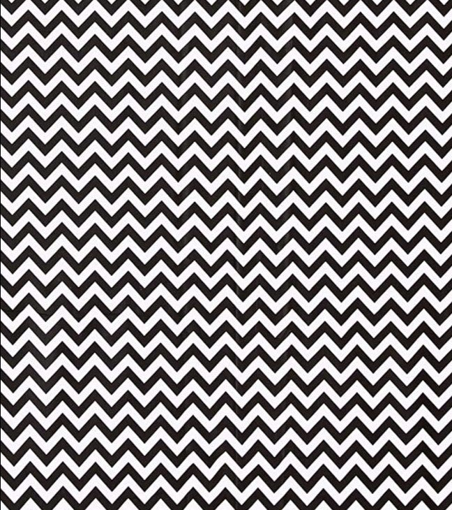 Black and White ZigZag printed Gift Wrap- Pack of 10