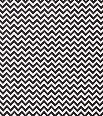 Black and White ZigZag printed Gift Wrap- Pack of 10