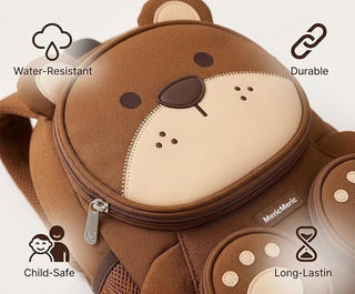 Kids Cartoon Animal Backpack – Lightweight Multi-Pocket School Bag