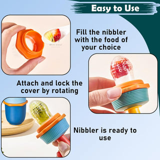 Spinning Pusher Design Baby Fruit & Vegetable Nibbler