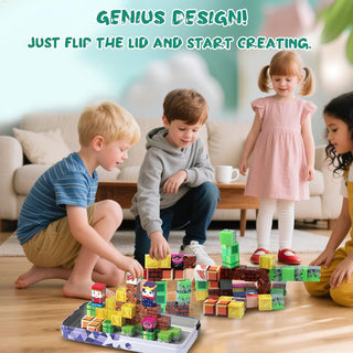 40-Piece Magnetic Building Blocks Set for Kids
