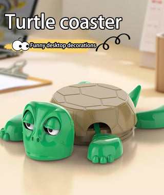 Funny Shock Face Turtle Coaster Cute & Quirky Table Decor