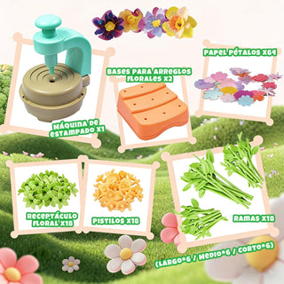 Blooms Crafting Kit – DIY Flower Arrangement Set for Kids