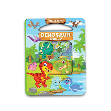 In the Dinosaurs World Die Cut Window Board Book for Kids Age 3+ | Die Cut Shape Early Learning Picture Board Book