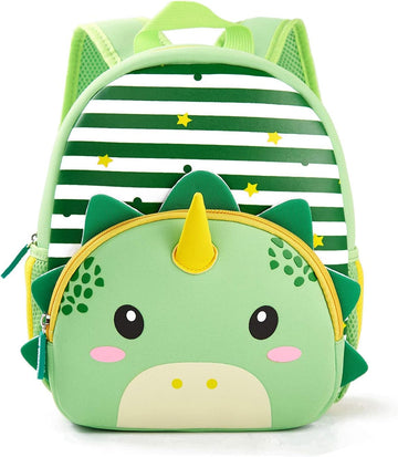 Cute Baby Dinosaur Soft Plush Backpack  with Front Pocket for Kids