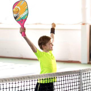 Kid-Friendly Table Tennis Toy Set: 2 Rackets and 2 Foam Balls for kids