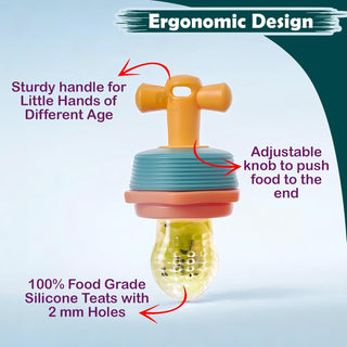 Spinning Pusher Design Baby Fruit & Vegetable Nibbler
