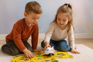 City Series Puzzle Rail & Airplane Track