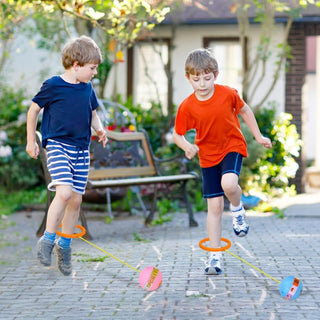 LED Skip Ball Toy for Kids & Adults | Light Up Jumping Ball with Ankle Ring