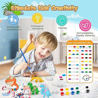 Dessert Mould & Paint Kit for Kids | DIY Plaster Cupcake Craft Set (Ages 6+)(Pack Of 5/10)