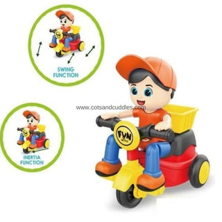 Friction Tricycle Boy