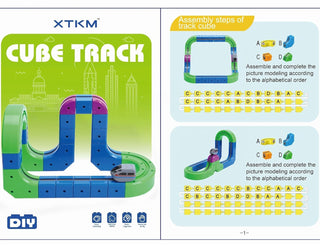 DIY Magnetic Train Building Blocks – Electric Anti-Gravity Track Set (51/32 Pcs Block Set)