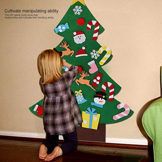 Cots and Cuddles DIY Felt Christmas Tree Decoration Kit for Kids