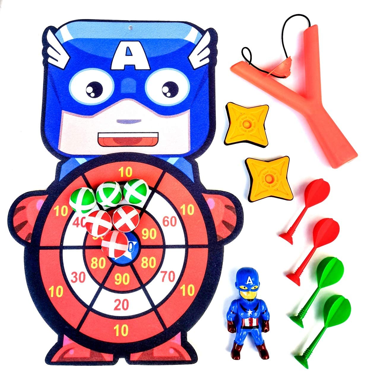 Avengers Sticky Target Dart Board Game: Superhero Fun for Kids