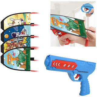 2 in 1 Glider Kite Launcher Toy for Outdoor Adventure (Random Color)