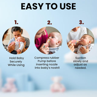 Baby Nasal Aspirator: Easy Mucus Removal Pump