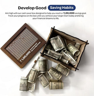 1,00,000 Savings Challenge Piggy Bank