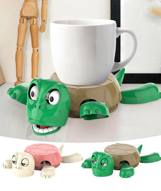 Funny Shock Face Turtle Coaster Cute & Quirky Table Decor