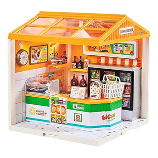 Small Town in Big City Miniature Scene Building Kit | DIY Mini World Set for Kids 8+