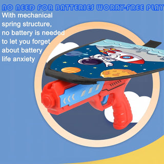 2 in 1 Glider Kite Launcher Toy for Outdoor Adventure (Random Color)