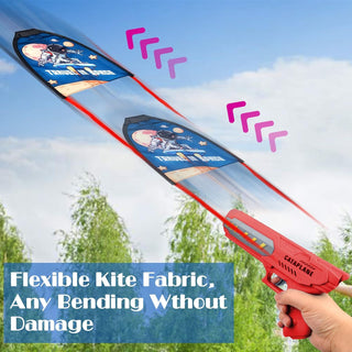 2 in 1 Glider Kite Launcher Toy for Outdoor Adventure (Random Color)