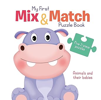 My First Mix & Match Puzzle Book Animals and Babies