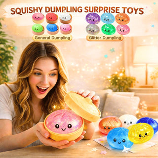 Mystery Dumpling Squishy Stress Relief Toy for Kids & Adult (Random)