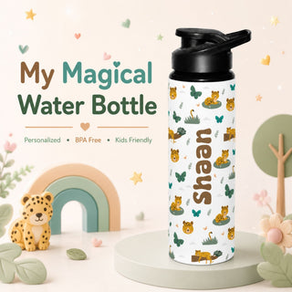 Personalized Water Bottle for Kids - Tiger (PREPAID ONLY)