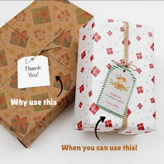Personalized Thank You Tags for Return Gifts – Deer (18 Pcs) (PREPAID ONLY)