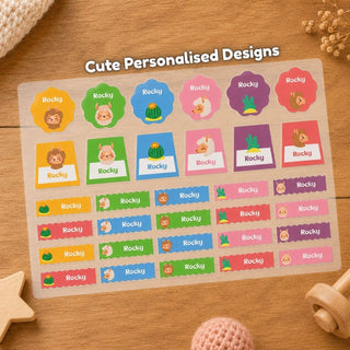 Personalized Iron On Label Sticker - Lama Drama (32pc) (PREPAID ONLY)