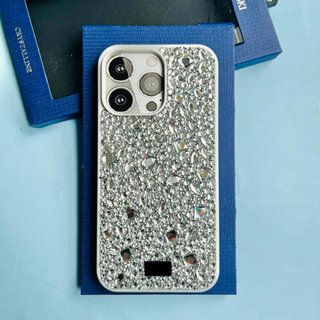 Premium Quality Crystal Diamond Design Back Case for Apple Iphone 14 Pro / 14 Pro Max