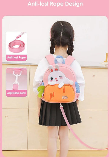 Rabbit Carrot Design Backpack for Kindergarten kids