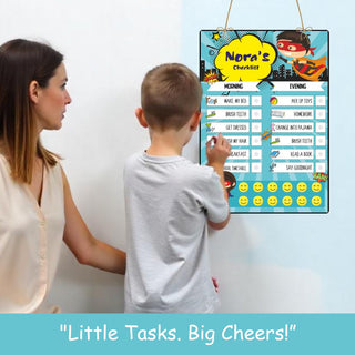 Daily Reward Chart Personalised  Superkid edition (PREPAID ONLY)