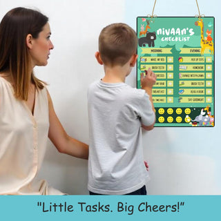 Daily Reward Chart Personalised Wild adventures (PREPAID ONLY)