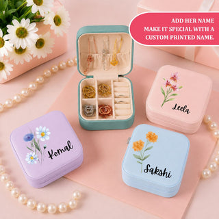 Personalised Jewellery Box - Floral (PREPAID ONLY)