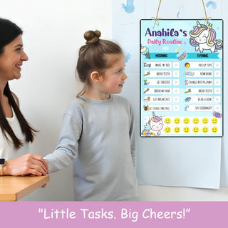 Daily Reward Chart Personalised Unicorn Sparkle (PREPAID ONLY)