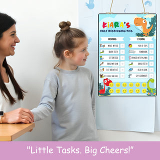 Daily Reward Chart Personalised Roar and explore (PREPAID ONLY)