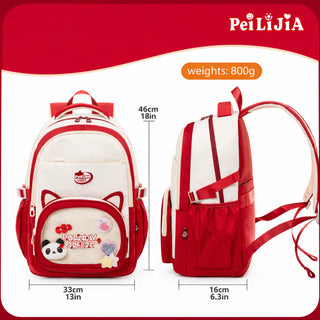 Holiday Breeze Kawaii Cat Ear Large Capacity  School Backpack