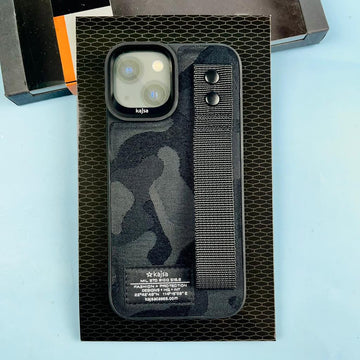 Premium Quality Cordura Material Military Design Silicone Mobile Back Cover for Apple Iphone 14