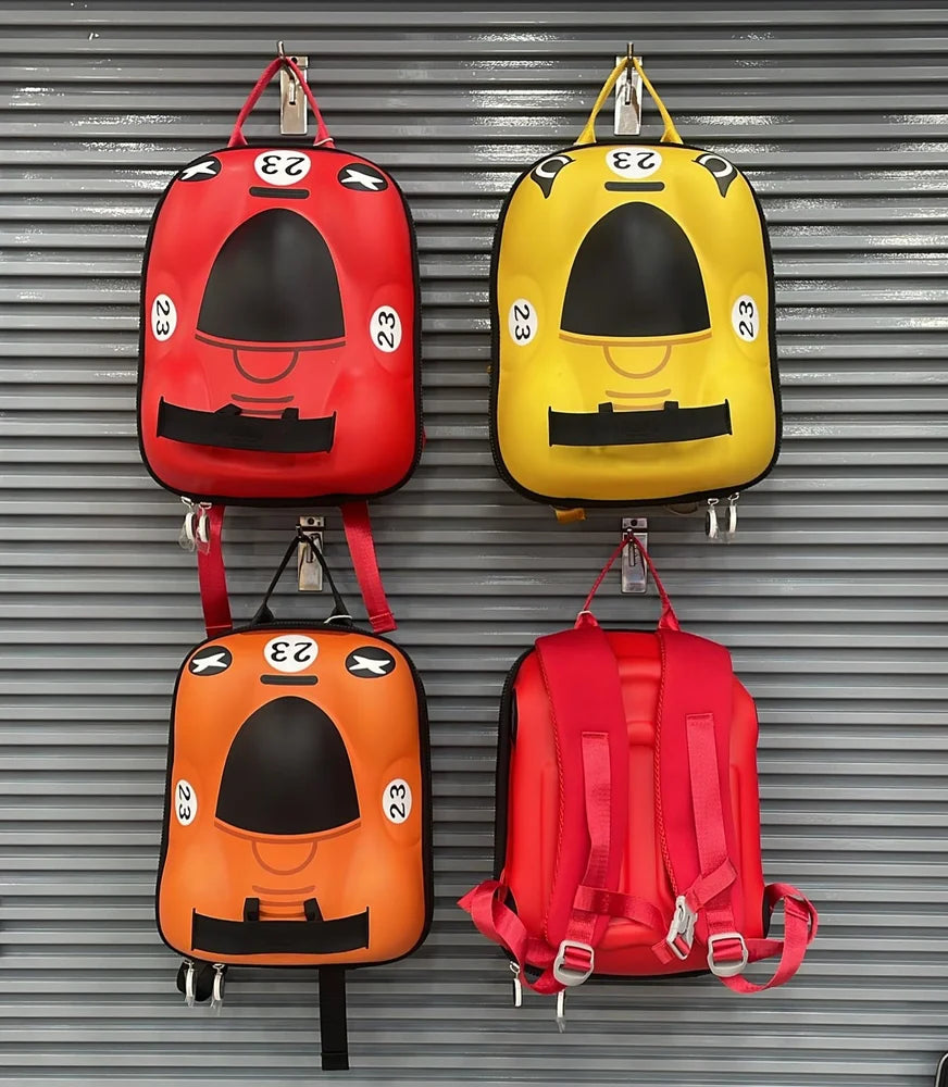 3D Car Design Hard Shell Backpack for Kids (Pack Of 5/10) – Cots and ...