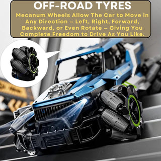 4WD RC Monster Truck – 2.4GHz Off-Road Drift & Smoke Toy Car with LED Lights