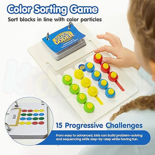 Colour Coder Matching Maze Puzzle Game for Kids | 15 Challenge Levels | Ages 4+ (Pack Of 5/10)