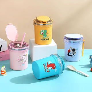 Animal Design 530ml Sealed Cup Lunch Box for kids