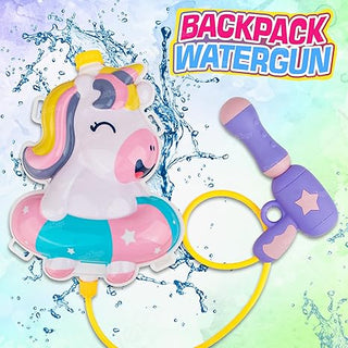 Cute Unicorn Backpack Water Gun