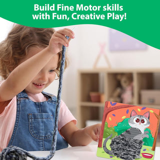 Furry Animal Lace Art Craft Activity Kit